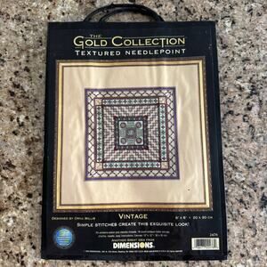 2000 Dimensions Gold Collection Vintage Needlepoint Kit 2478 Orna Willis NOS